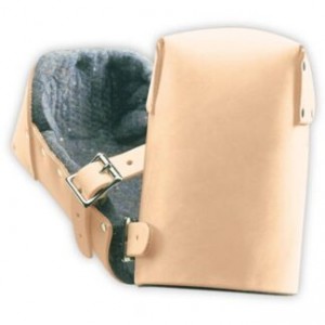 Leather tool knee pads