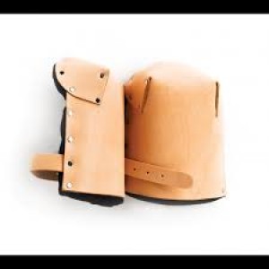 Leather tool knee pads