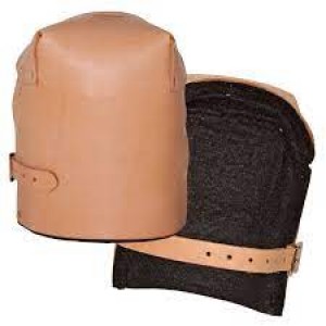 Leather tool knee pads