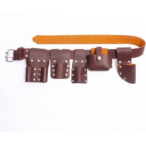 Scaffolding leather belt