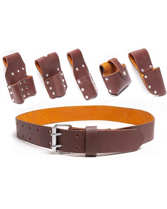 Scaffolding leather belt