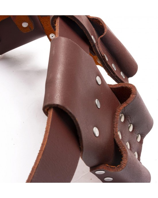 Scaffolding leather belt