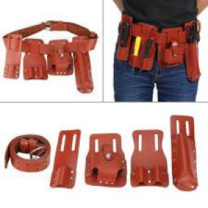 Scaffolding leather belt