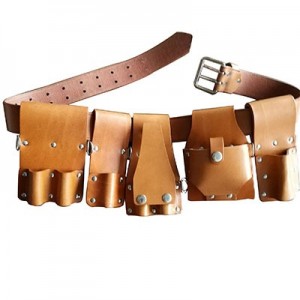Scaffolding leather belt