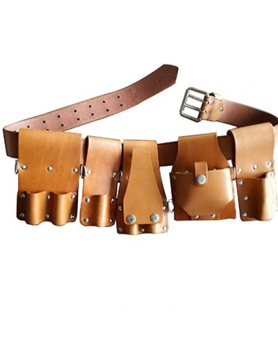 Scaffolding leather belt