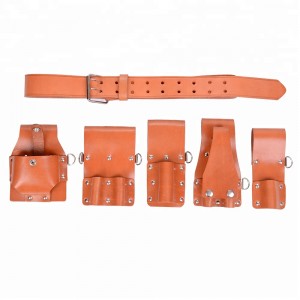 Scaffolding leather belt