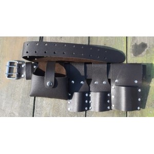 Scaffolding leather belt