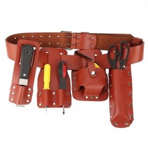 Scaffolding leather belt