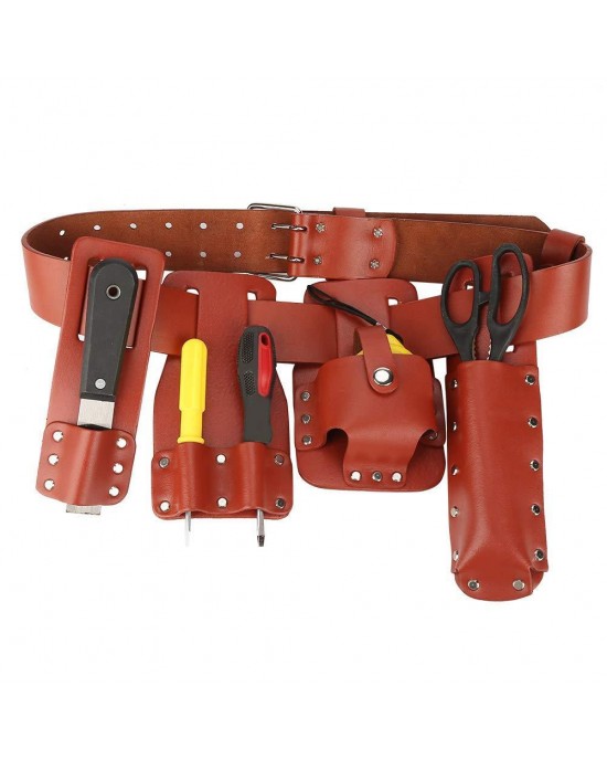Scaffolding leather belt