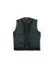 Leatherick SOA Black Honeycomb Stitch Leather Vest