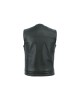 Leatherick SOA Black Honeycomb Stitch Leather Vest