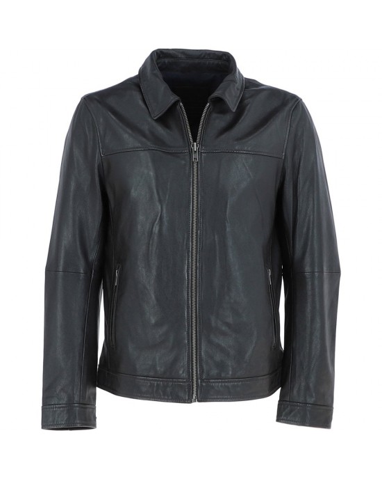 Leather Brando Jacket Burgundy