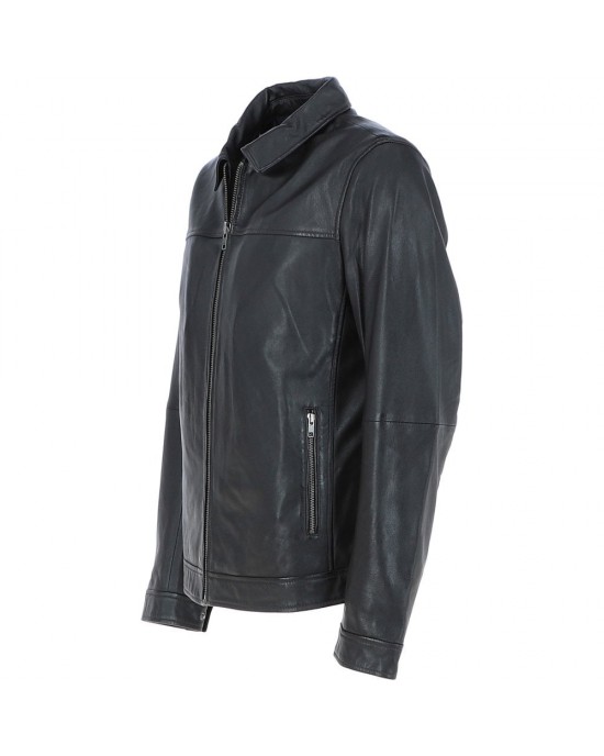 Leather Brando Jacket Burgundy