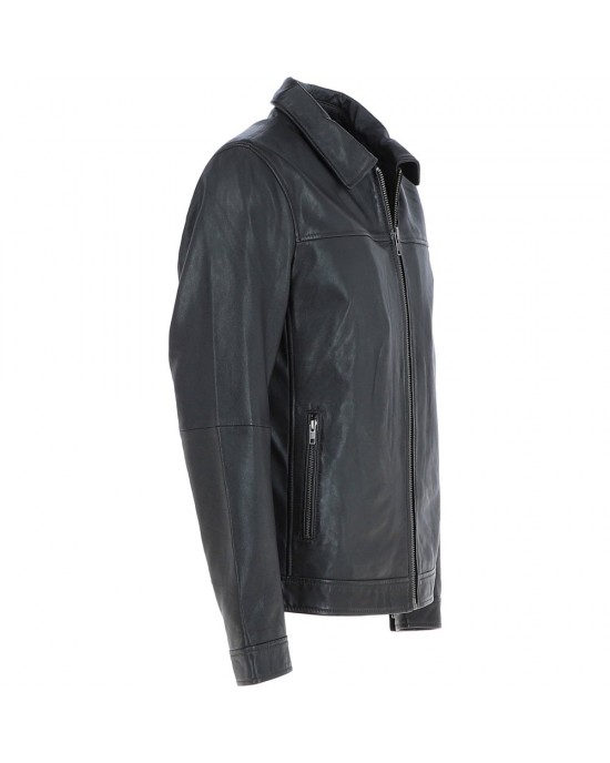 Leather Brando Jacket Burgundy