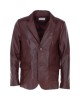 Leather Brando Jacket Burgundy