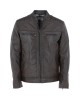 Leather Brando Jacket Burgundy