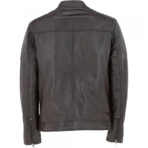 Leather Brando Jacket Burgundy