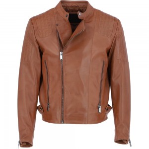 Leather Brando Jacket Burgundy