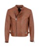 Leather Brando Jacket Burgundy