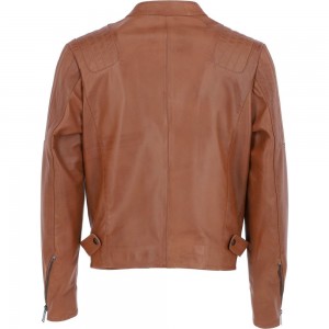 Leather Brando Jacket Burgundy