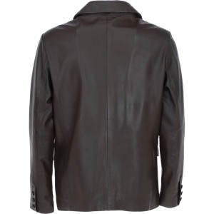 Leather Brando Jacket Burgundy