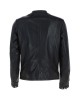 Leather Brando Jacket Burgundy