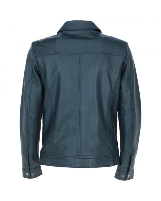 Leather Brando Jacket Burgundy