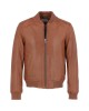 Leather Brando Jacket Burgundy