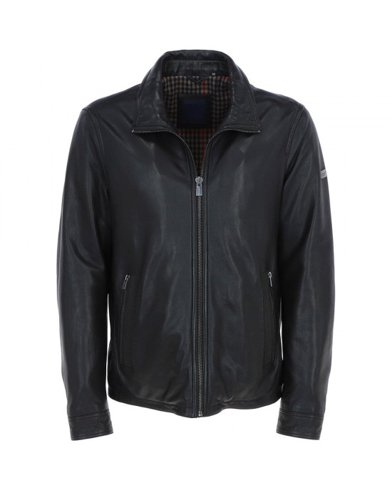 Leather Brando Jacket Burgundy