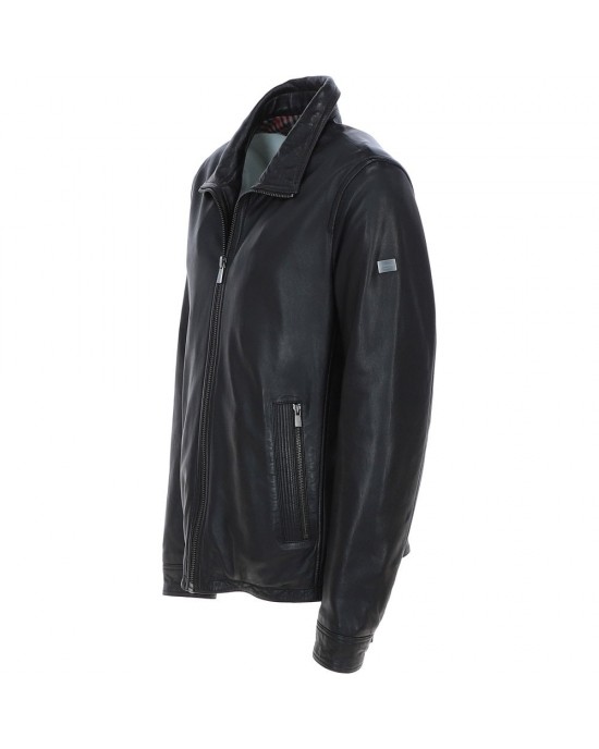 Leather Brando Jacket Burgundy