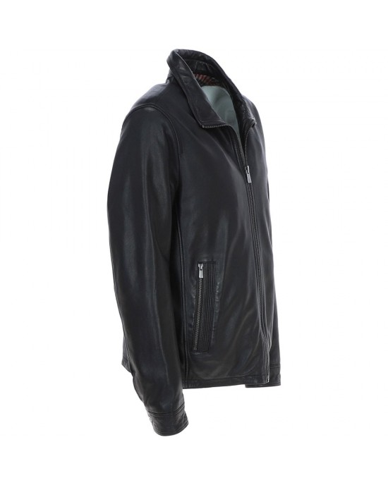 Leather Brando Jacket Burgundy