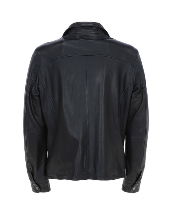 Leather Brando Jacket Burgundy