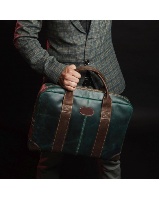 Jefferson Briefcase- Green