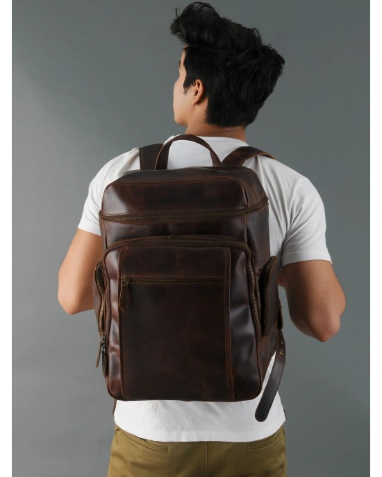 Alpha Brown Backpack