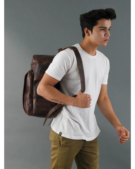 Alpha Brown Backpack