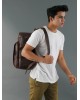 Alpha Brown Backpack