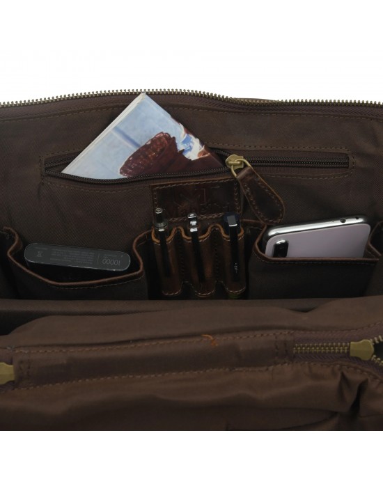 Alpha Brown Backpack