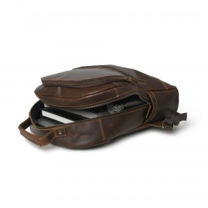 Cambridge Unisex Buffalo Leather Backpack