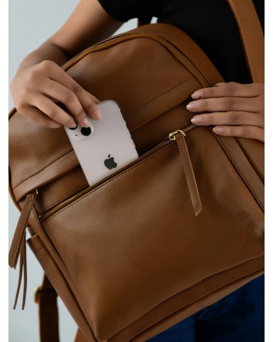 Mini Journey Leather Backpack