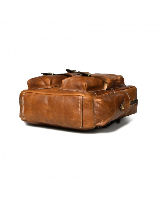 The Adventurer 7 Pockets Backpack- Brown