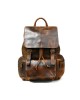 Vortex Leather Backpack: Burnt Brown