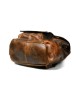 Vortex Leather Backpack: Burnt Brown