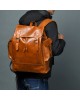 Earthen Leather Laptop Backpack