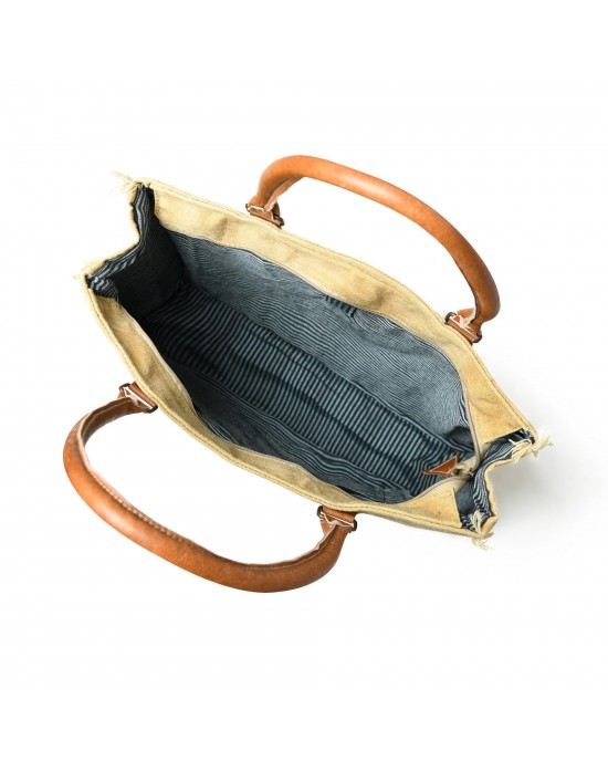 Denim Boho Chic Canvas Shoulder Bag