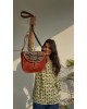 Astounding Ajrakh Ethnic Satchel