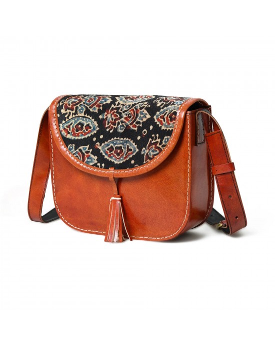 Astounding Ajrakh Ethnic Satchel