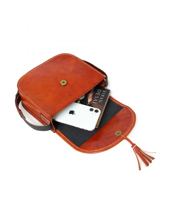 Astounding Ajrakh Ethnic Satchel