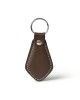 Genuine Leather Geometric Keychain