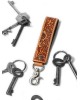 Designer Loop Leather Keychain