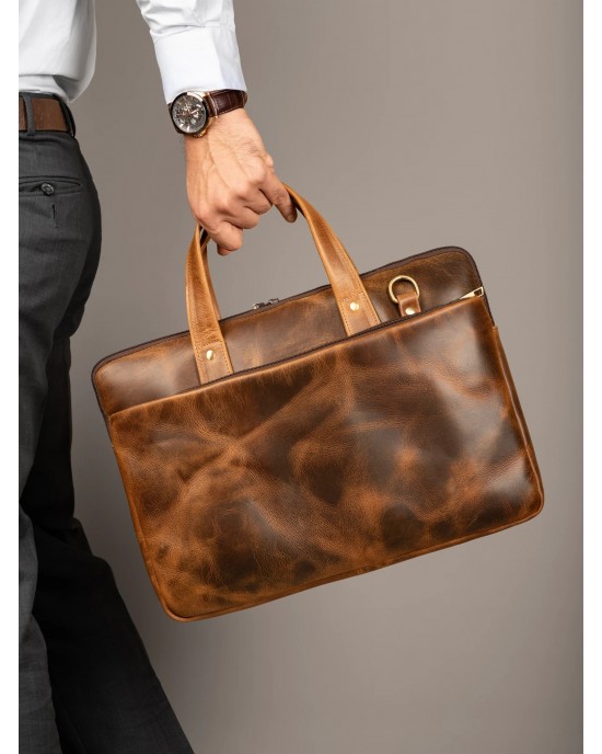 Harbor Laptop Briefcase, Tan